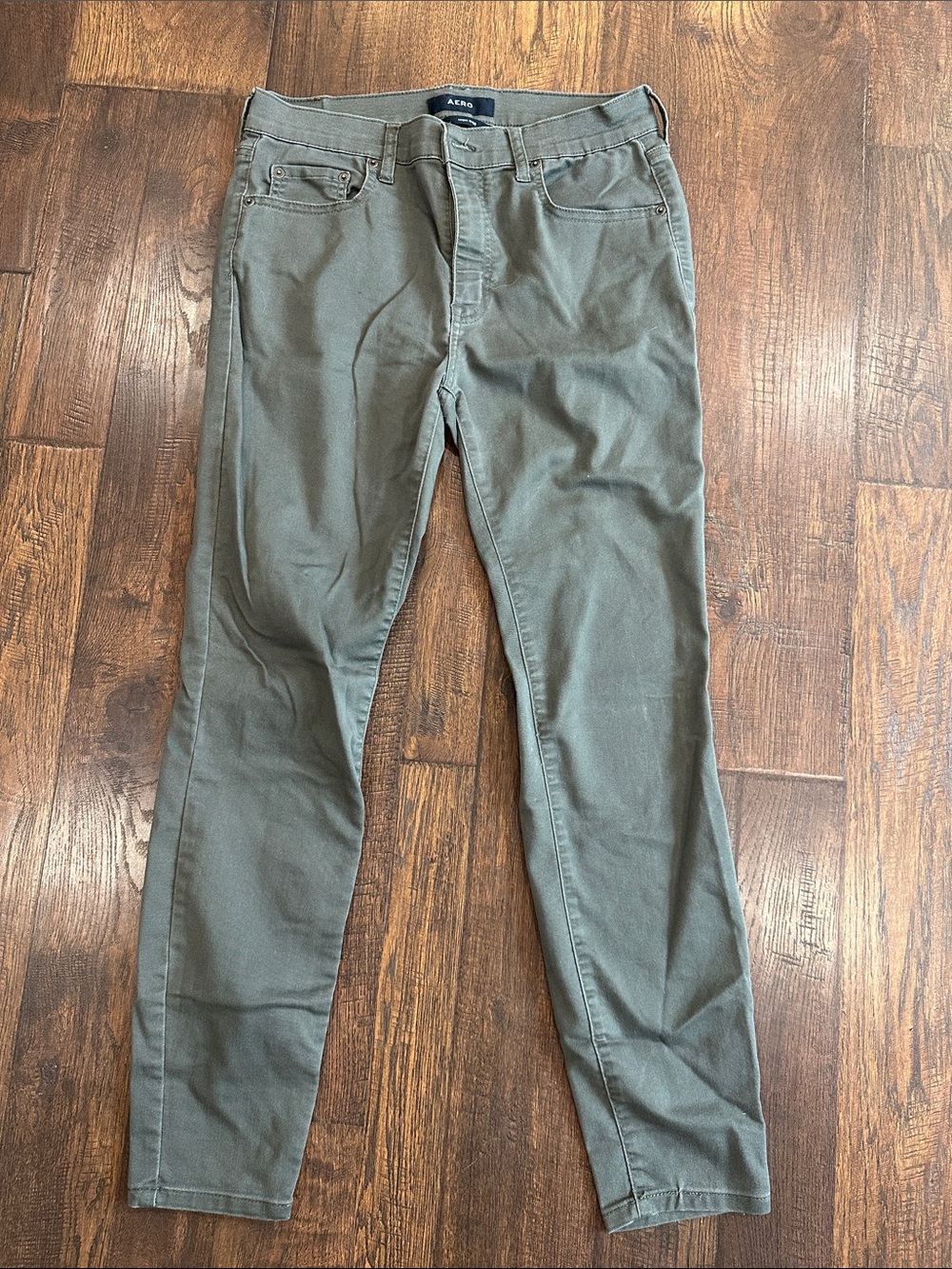 Aeropostale Olive Skinny Pants